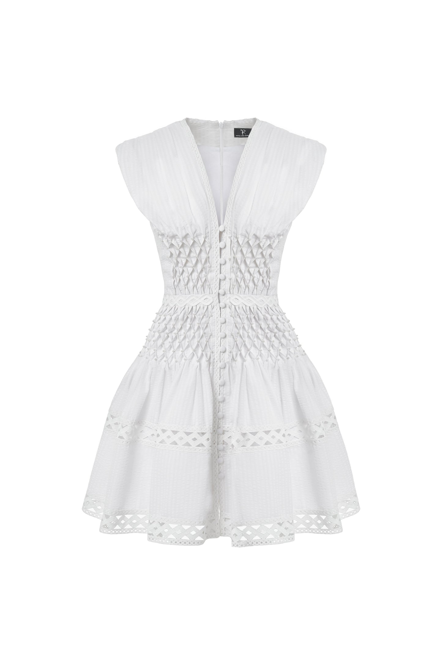 Simox White Mini Dress