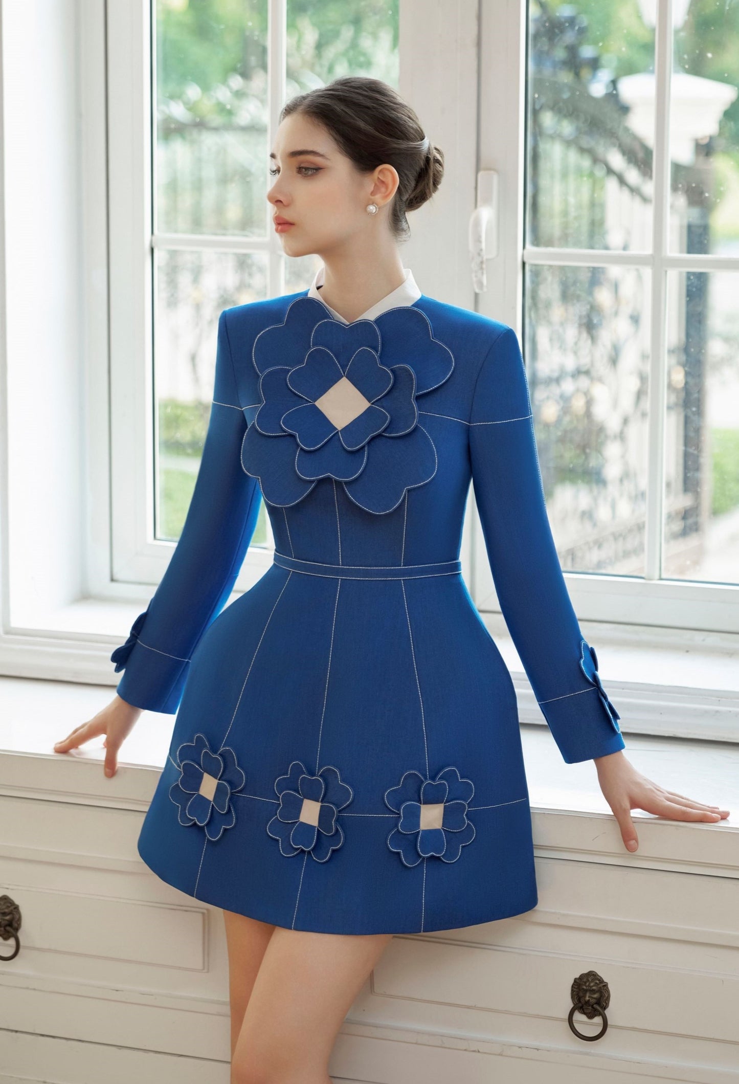 Blue Denim Mini Dress