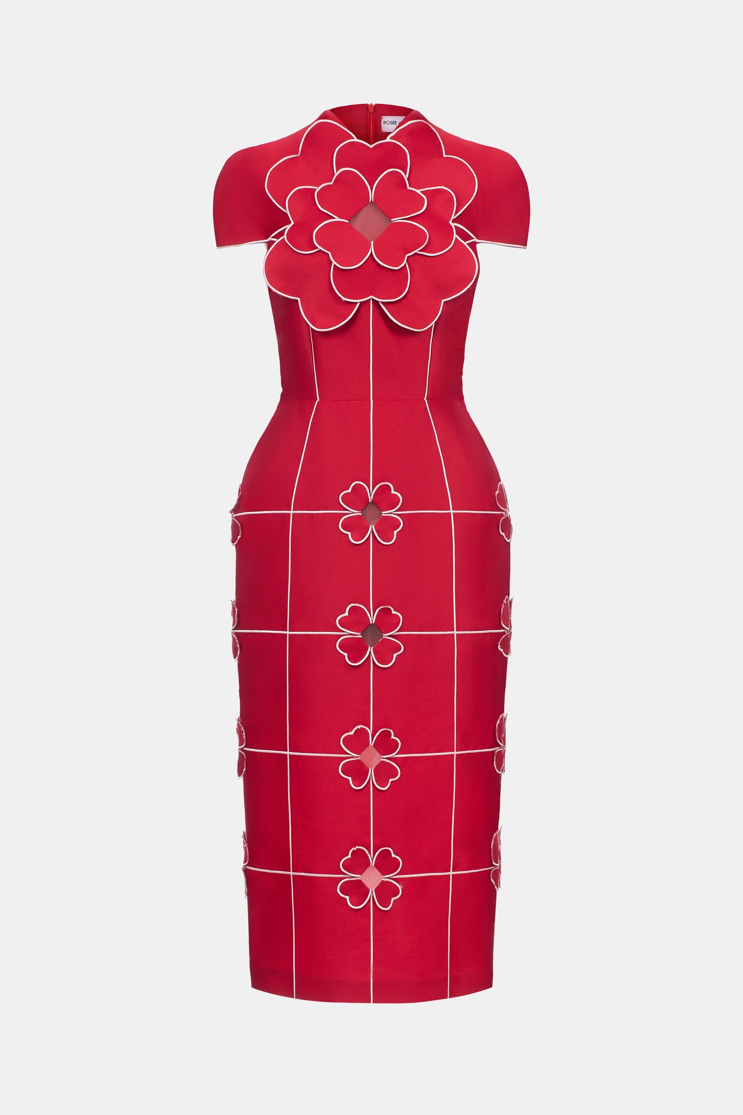 Lucky Pencil Taffta Dress