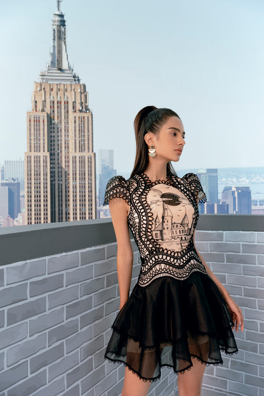 Castle Black Mini Dress