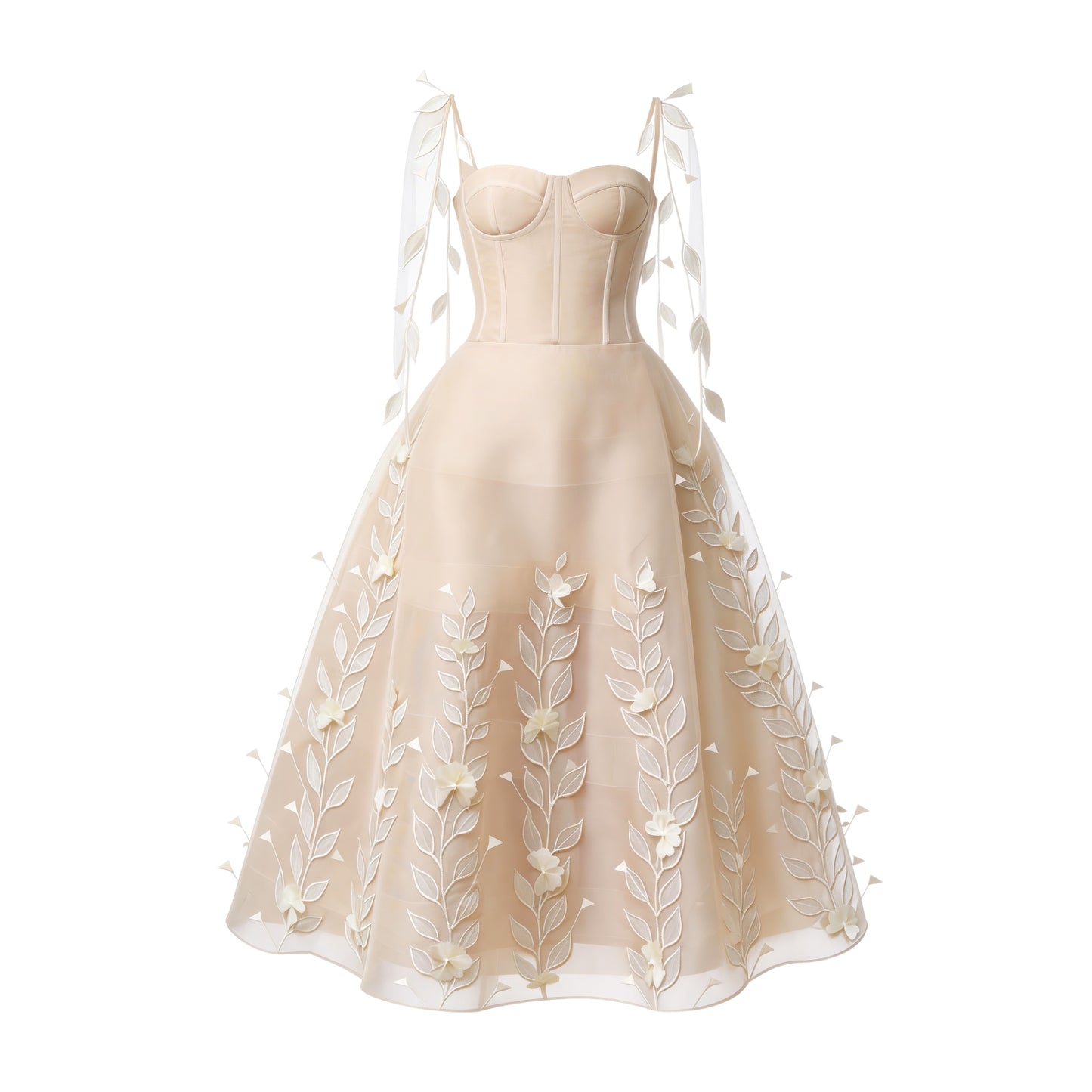 Ivory Elsa Midi Dress