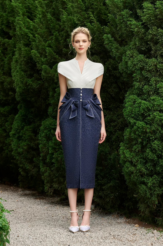 Bow Pencil Dress