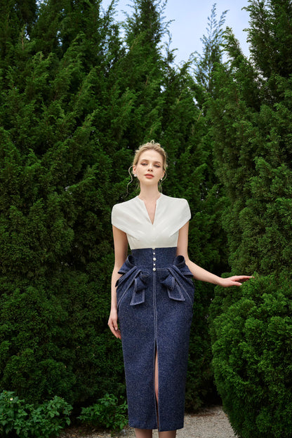 Bow Pencil Dress