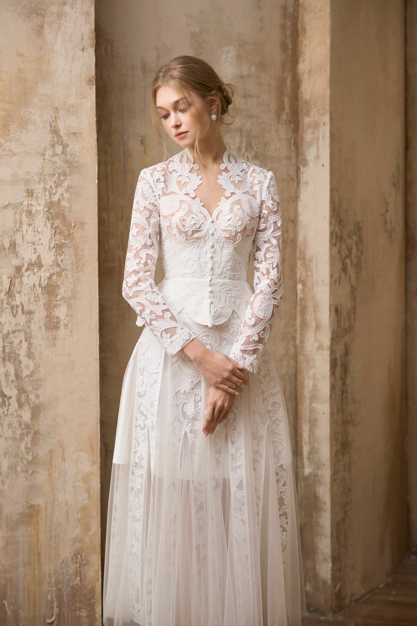 Diana White Maxi Set