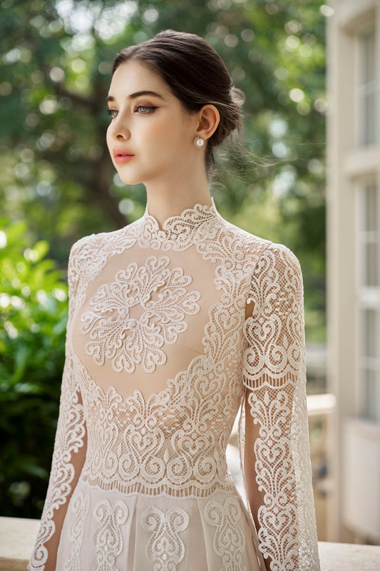 Maria White Lace Dress