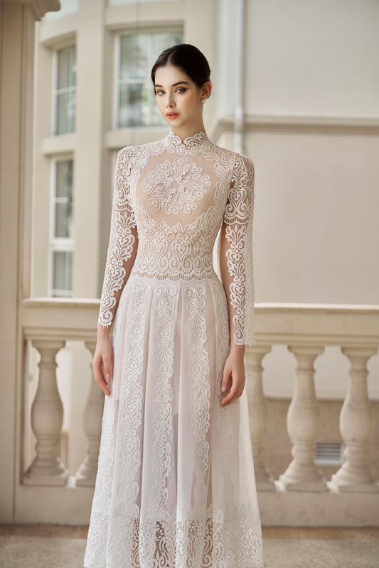 Maria White Lace Dress