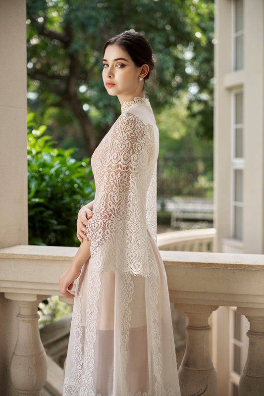 Maria White Lace Dress