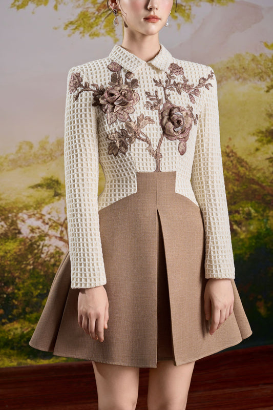 Flower Vase Mini Dress