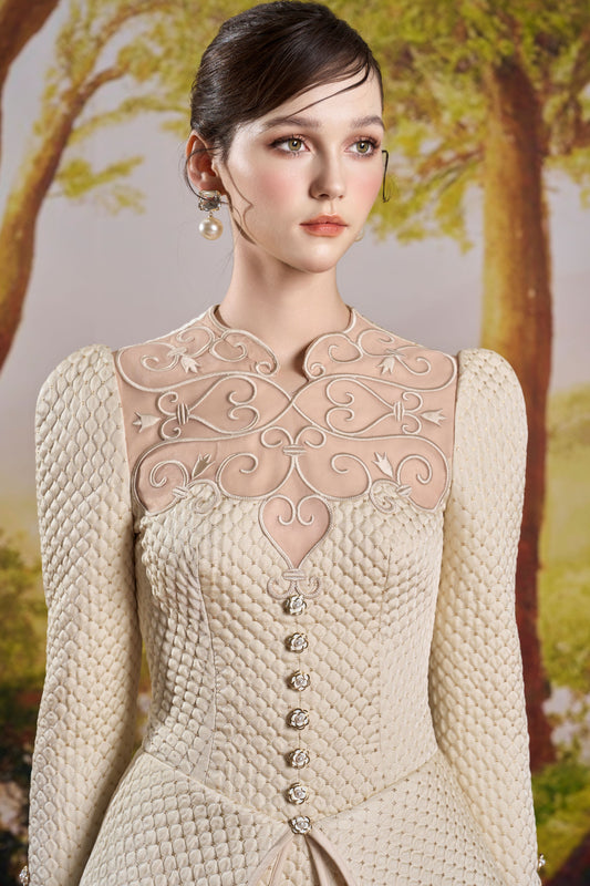 Mia Ivory Mini Dress