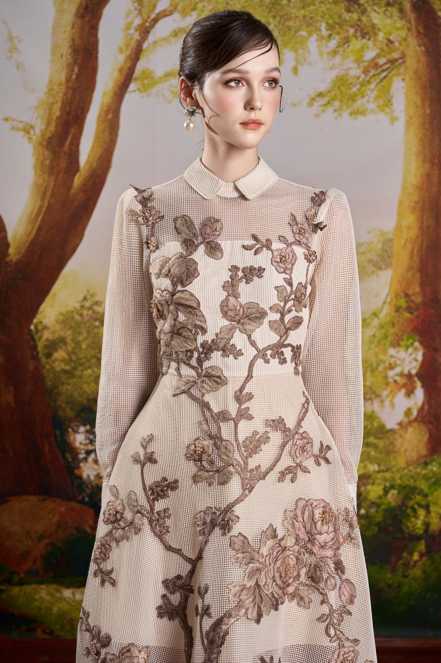 Alice Ivory Midi Dress
