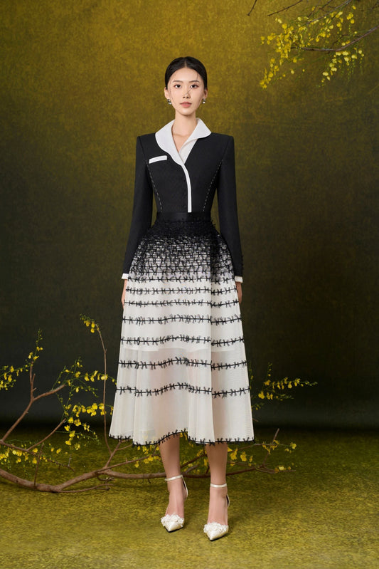 Anthurium Collar Blouse