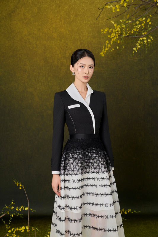 Anthurium Collar Blouse