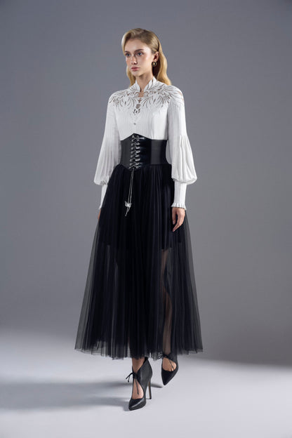 Akira Black White Midi Set