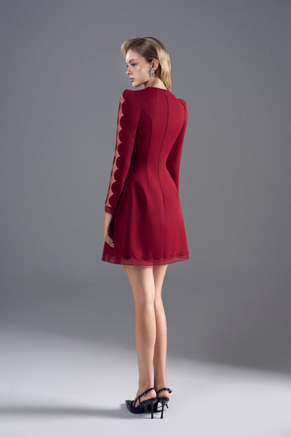 Red Cat Mini Dress