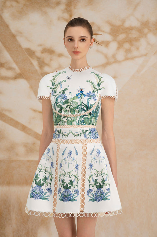 Floral Printed Mini Dress