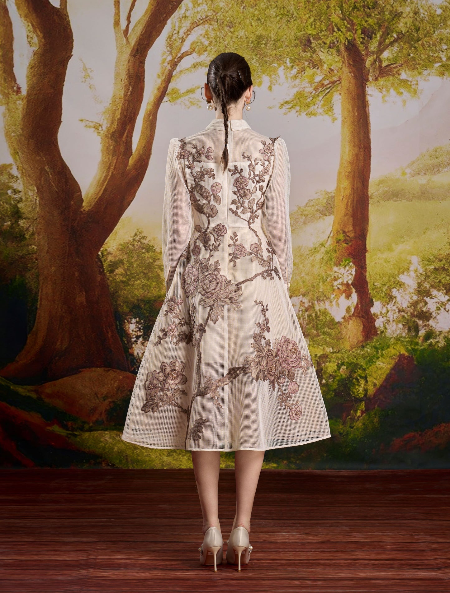Alice Ivory Midi Dress