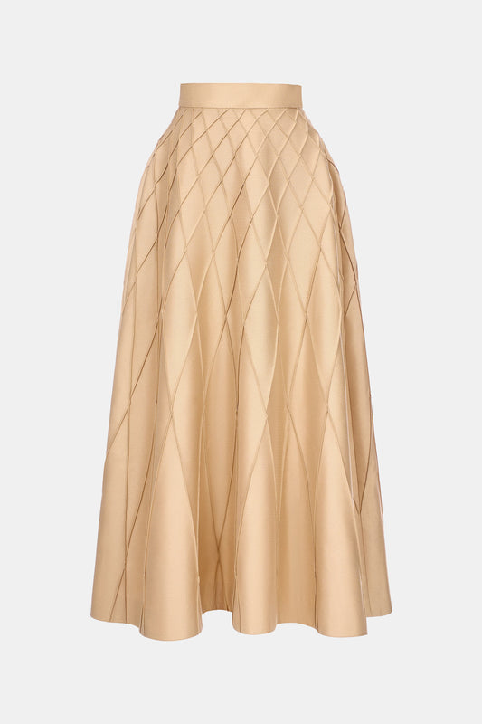 Taffta Bamboo Gold Skirt